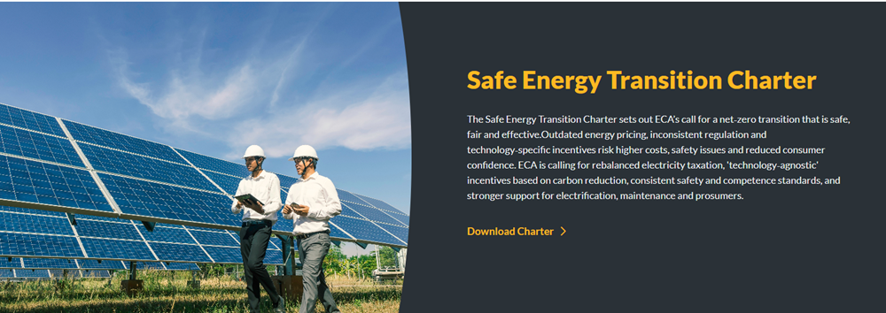 ECA launches Safe Energy Transition Charter to keep safety and competence at the heart of UK electrification