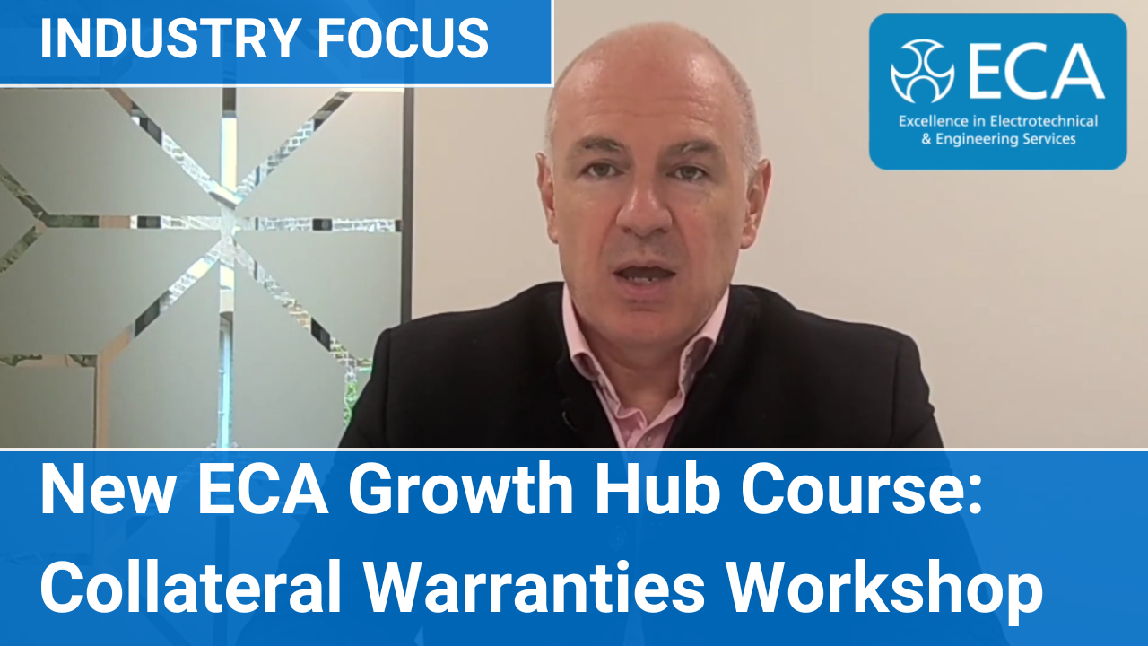 New ECA Growth Hub Course: Collateral Warranties Workshop